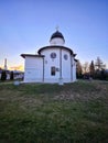 Tiganesti Monastery perspective Royalty Free Stock Photo